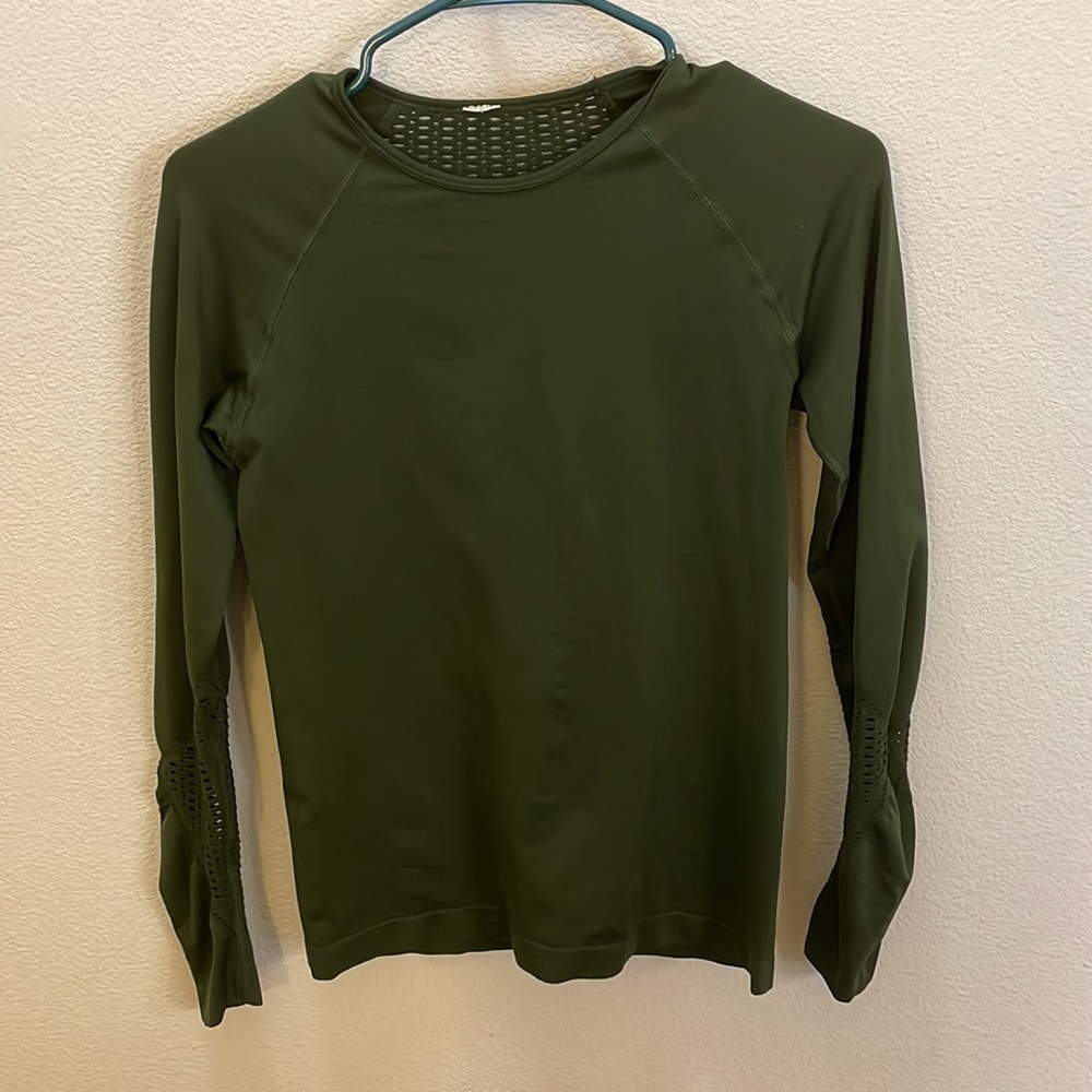 Hunter Green Fabletics Shirt